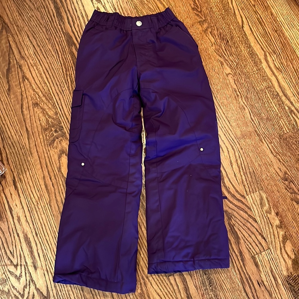 Zeroxposur Purple Girls Snowpants size 7/8